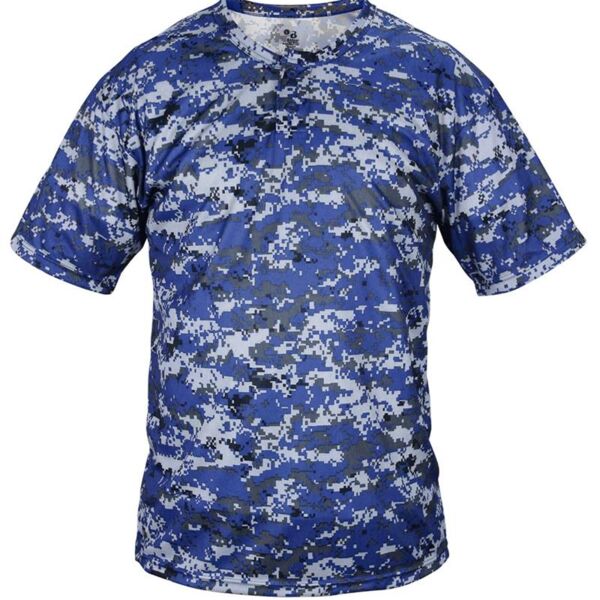 Youth Two-Button Placket Self Collar Tee Thumbnail