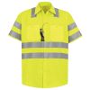 Men's High Visibility Safety Short Sleeve Work Shirt Thumbnail