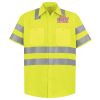 Men's High Visibility Safety Short Sleeve Work Shirt Thumbnail