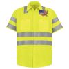 Men's High Visibility Safety Short Sleeve Work Shirt Thumbnail