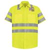 Men's High Visibility Safety Short Sleeve Work Shirt Thumbnail