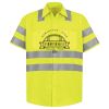 High Visibility Safety Short Sleeve Work Shirt Thumbnail