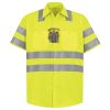 Men's High Visibility Safety Short Sleeve Work Shirt Thumbnail