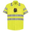 Men's High Visibility Safety Short Sleeve Work Shirt Thumbnail