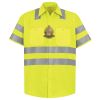 Men's High Visibility Safety Short Sleeve Work Shirt Thumbnail