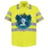 Men's High Visibility Safety Short Sleeve Work Shirt Thumbnail