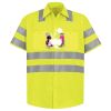 Men's High Visibility Safety Short Sleeve Work Shirt Thumbnail