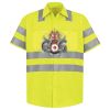 Men's High Visibility Safety Short Sleeve Work Shirt Thumbnail