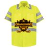Men's High Visibility Safety Short Sleeve Work Shirt Thumbnail