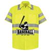 Men's High Visibility Safety Short Sleeve Work Shirt Thumbnail