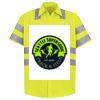 Men's High Visibility Safety Short Sleeve Work Shirt Thumbnail