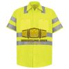 Men's High Visibility Safety Short Sleeve Work Shirt Thumbnail