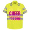 Men's High Visibility Safety Short Sleeve Work Shirt Thumbnail