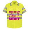 Men's High Visibility Safety Short Sleeve Work Shirt Thumbnail
