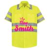 Men's High Visibility Safety Short Sleeve Work Shirt Thumbnail